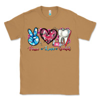 Toasted Coconut peace love dental Classic Tee - AdoDesignShop