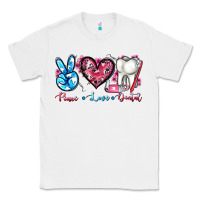 White peace love dental Classic Tee - AdoDesignShop