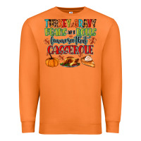 Carrot turkey gravy beans and rolls lemme see that casser Premium Sweatshirt - MaliasSmallBusiness