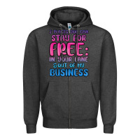 Charcoal Heather 2 places you can stay for free in your lane and ou Zipper Hoodie - MaliasSmallBusiness
