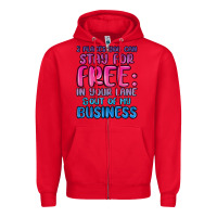 Red 2 places you can stay for free in your lane and ou Zipper Hoodie - MaliasSmallBusiness
