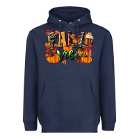Navy fall vibes Heavyweight Hoodie - MaliasSmallBusiness