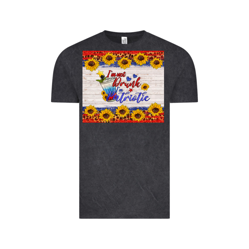 I'm Not Drunk I'm Patriotic Vintage Tee by HRA Design Shop | Teevron
