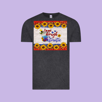 I'm Not Drunk I'm Patriotic Vintage Tee Designed By Hra Design Shop