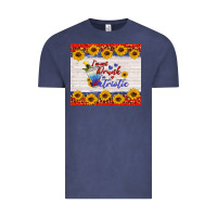 Vintage Denim i'm not drunk i'm patriotic Vintage Tee - HRA Design Shop
