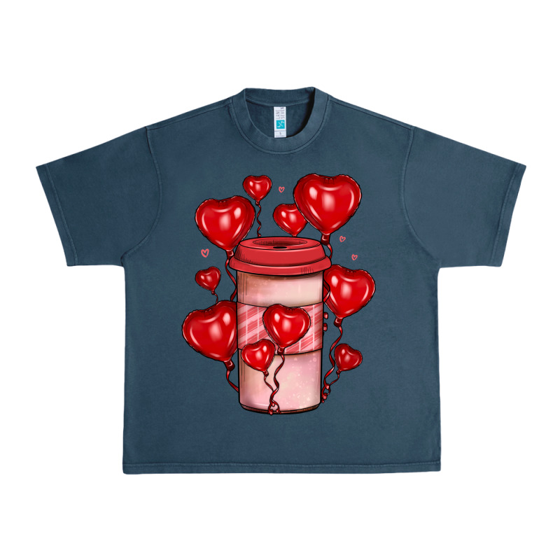 Valentines Day Coffee Urban Heavy Tee by JahusDesignShop | Teevron