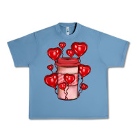 Pebble Blue valentines day coffee Urban Heavy Tee - JahusDesignShop