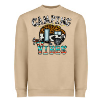 Mushroom camping vibes Heavyweight Sweatshirt - CowhideDigitalArt