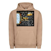 Pigment Burro i'm a bus driver school bus black Urban Hoodie - TumblerDesignByShophia
