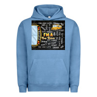 Pigment Pebble Blue i'm a bus driver school bus black Urban Hoodie - TumblerDesignByShophia