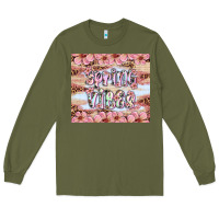 Army Green spring vibes Long Sleeve Tee - Artiststas