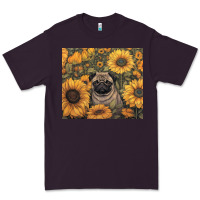 Plum pug Premium Tee - Unal Design