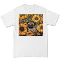 White pug Premium Tee - Unal Design
