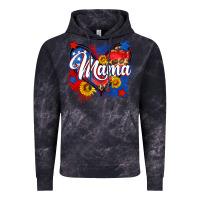 Cloud Black American mama heart Vintage Hoodie - Neo Western