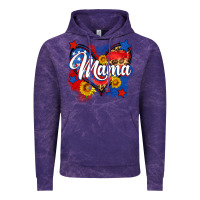 Cloud Purple American mama heart Vintage Hoodie - Neo Western