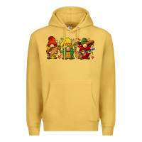 Antique Gold cinco de mayo gnomies Premium Hoodie - BarkalooDesign