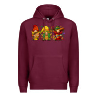 Burgundy cinco de mayo gnomies Premium Hoodie - BarkalooDesign