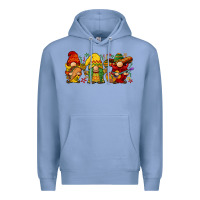 Colony Blue cinco de mayo gnomies Premium Hoodie - BarkalooDesign