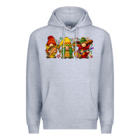 Heather Grey cinco de mayo gnomies Premium Hoodie - BarkalooDesign