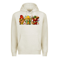 Oatmeal Heather cinco de mayo gnomies Premium Hoodie - BarkalooDesign