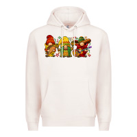 Pale Pink cinco de mayo gnomies Premium Hoodie - BarkalooDesign