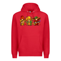 Red cinco de mayo gnomies Premium Hoodie - BarkalooDesign