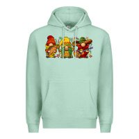 Seafoam cinco de mayo gnomies Premium Hoodie - BarkalooDesign