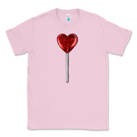 Bubblegum Pink heart candy Classic Tee - AdoDesignShop
