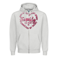 Dove Grey family Zipper Hoodie - MaliasSmallBusiness
