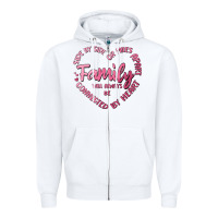 White family Zipper Hoodie - MaliasSmallBusiness