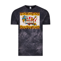 Cloud Black god bless america Vintage Tee - HRA Design Shop