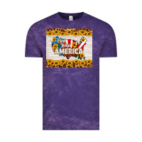 Cloud Purple god bless america Vintage Tee - HRA Design Shop