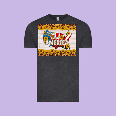 God Bless America Vintage Tee Designed By Hra Design Shop
