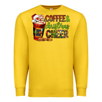 Lemon Coffee and Christmas cheer Premium Sweatshirt - NancyCooperArtShop