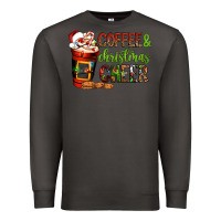 Smoke Coffee and Christmas cheer Premium Sweatshirt - NancyCooperArtShop