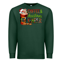 Sports Green Coffee and Christmas cheer Premium Sweatshirt - NancyCooperArtShop