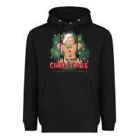 Black Christmas dough Heavyweight Hoodie - MaliasSmallBusiness
