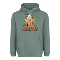 Sage Christmas dough Heavyweight Hoodie - MaliasSmallBusiness