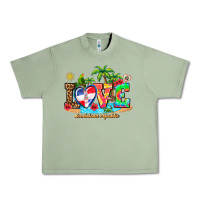 Oil Green love dominican republic Urban Heavy Tee - AdoDesignShop