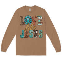 Toasted Coconut love like jesus Long Sleeve Tee - Artiststas