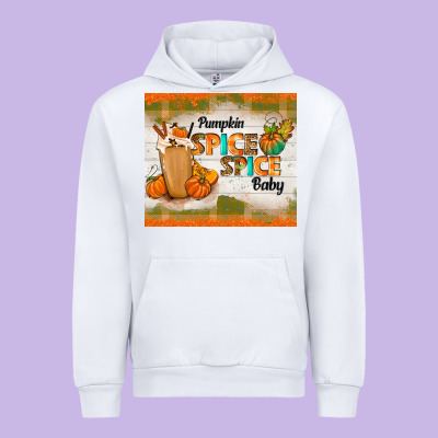 Pumpkin Spice Spice Baby Urban Hoodie Designed By Tumblerdesignbyshophia
