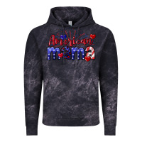 Cloud Black American Mama 4th of july Vintage Hoodie - CowGirlArtShop