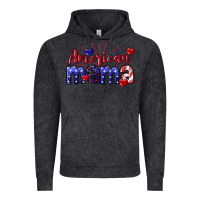 Vintage Black American Mama 4th of july Vintage Hoodie - CowGirlArtShop