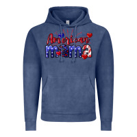 Vintage Denim American Mama 4th of july Vintage Hoodie - CowGirlArtShop