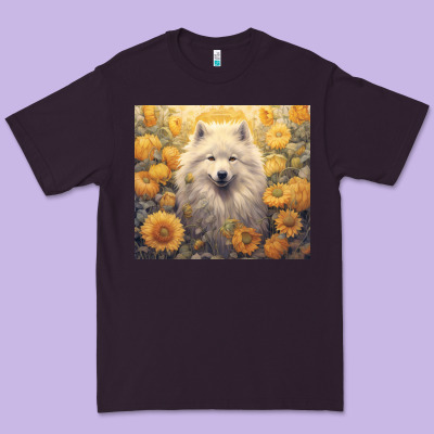 Samoyed Premium Tee Designed By Unal Design