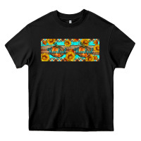 Black Thankful Pumpkin Heavy Core Tee - Artiststas