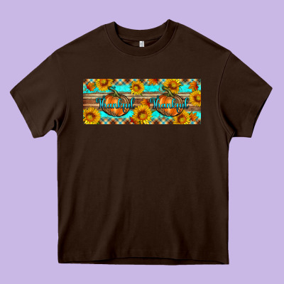 Thankful Pumpkin Heavy Core Tee Designed By Artiststas