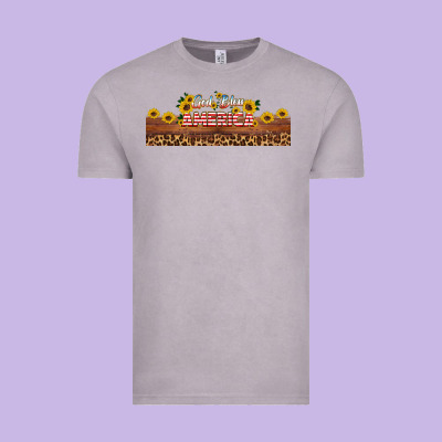 God Bless America Libbey Cup Vintage Tee Designed By Hra Design Shop