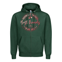 Sports Green mother and daughter best friends for life Zipper Hoodie - MaliasSmallBusiness