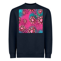 Navy pink turquoise gemstoes seamless pattern Heavyweight Sweatshirt - HRA Design Shop